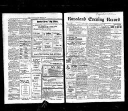   Rossland Evening Record 1899-02-07   , page 1