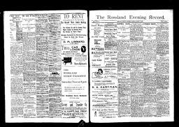   Rossland Evening Record 1897-08-17   , page 1