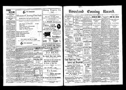   Rossland Evening Record 1897-12-06   , page 1