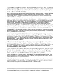Review of "A Cruel Paradise: Journals of an International Relief Worker"