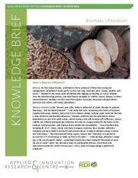 Knowledge Brief: Biomass Utilization
