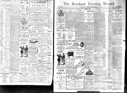   Rossland Evening Record 1897-04-21   , page 1