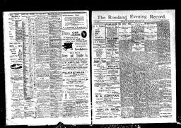   Rossland Evening Record 1897-07-16   , page 1