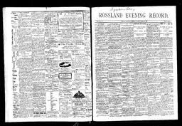   Rossland Evening Record 1897-03-27   , page 1