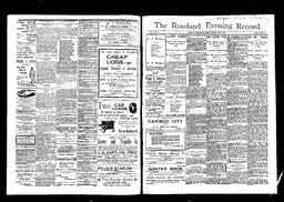  Rossland Evening Record 1897-06-07   , page 1