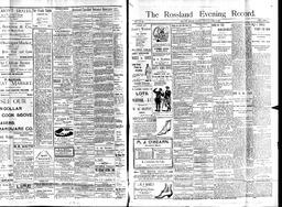   Rossland Evening Record 1897-04-22   , page 1