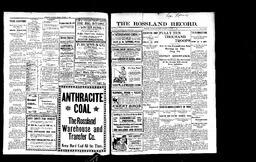   Rossland Evening Record 1900-10-11   , page 1
