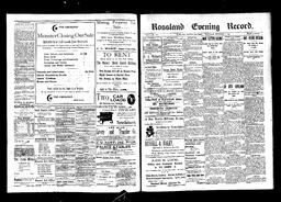   Rossland Evening Record 1897-11-04   , page 1