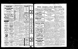   Rossland Evening Record 1900-03-02   , page 1