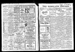   Rossland Evening Record 1899-11-22   , page 1