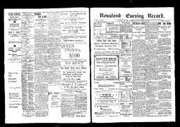   Rossland Evening Record 1898-03-18   , page 1